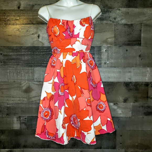 Ruby Rox Dresses & Skirts - Ruby Rox Juniors size 9 red orange white sun dress